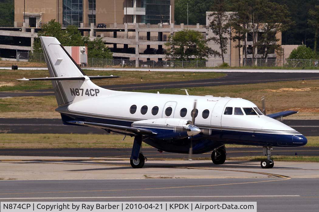 N874CP, 1989 British Aerospace BAe-3201 Jetstream C/N 874, BAe Jetstream 3201 [874] Atlanta-Dekalb Peachtree~N  21/04/2010. Seen here.