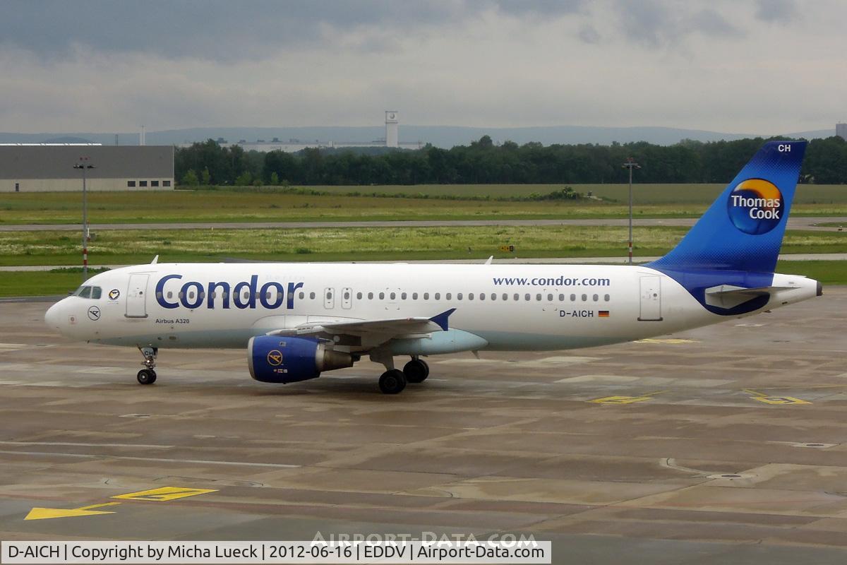 D-AICH, 1999 Airbus A320-212 C/N 0971, At Hanover