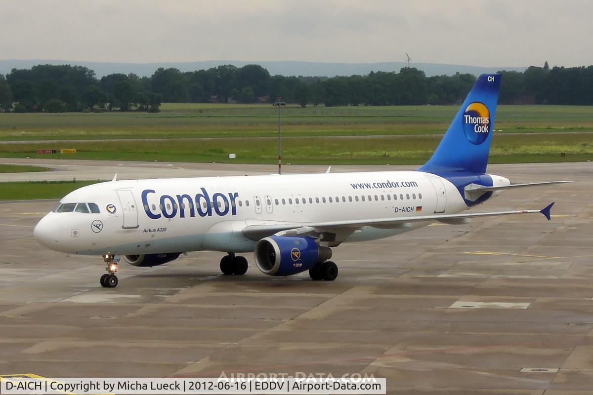D-AICH, 1999 Airbus A320-212 C/N 0971, At Hanover