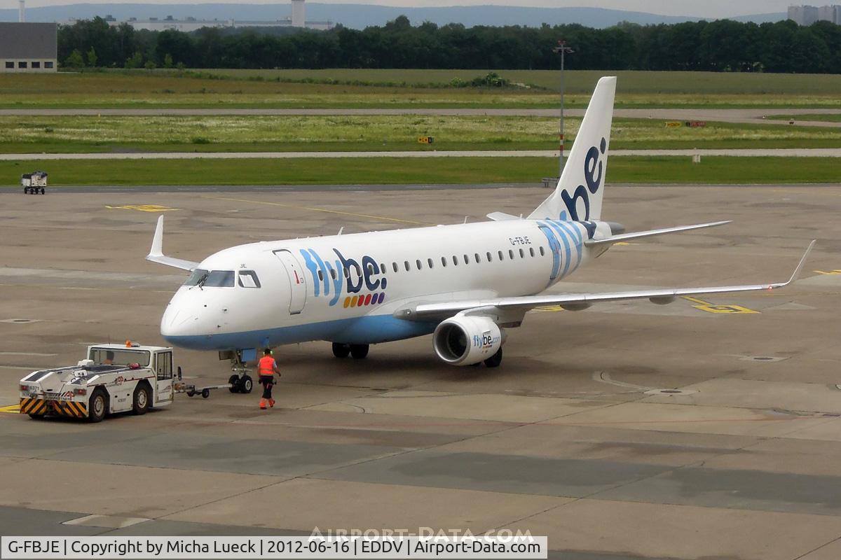 G-FBJE, 2012 Embraer 175STD (ERJ-170-200) C/N 17000336, At Hanover