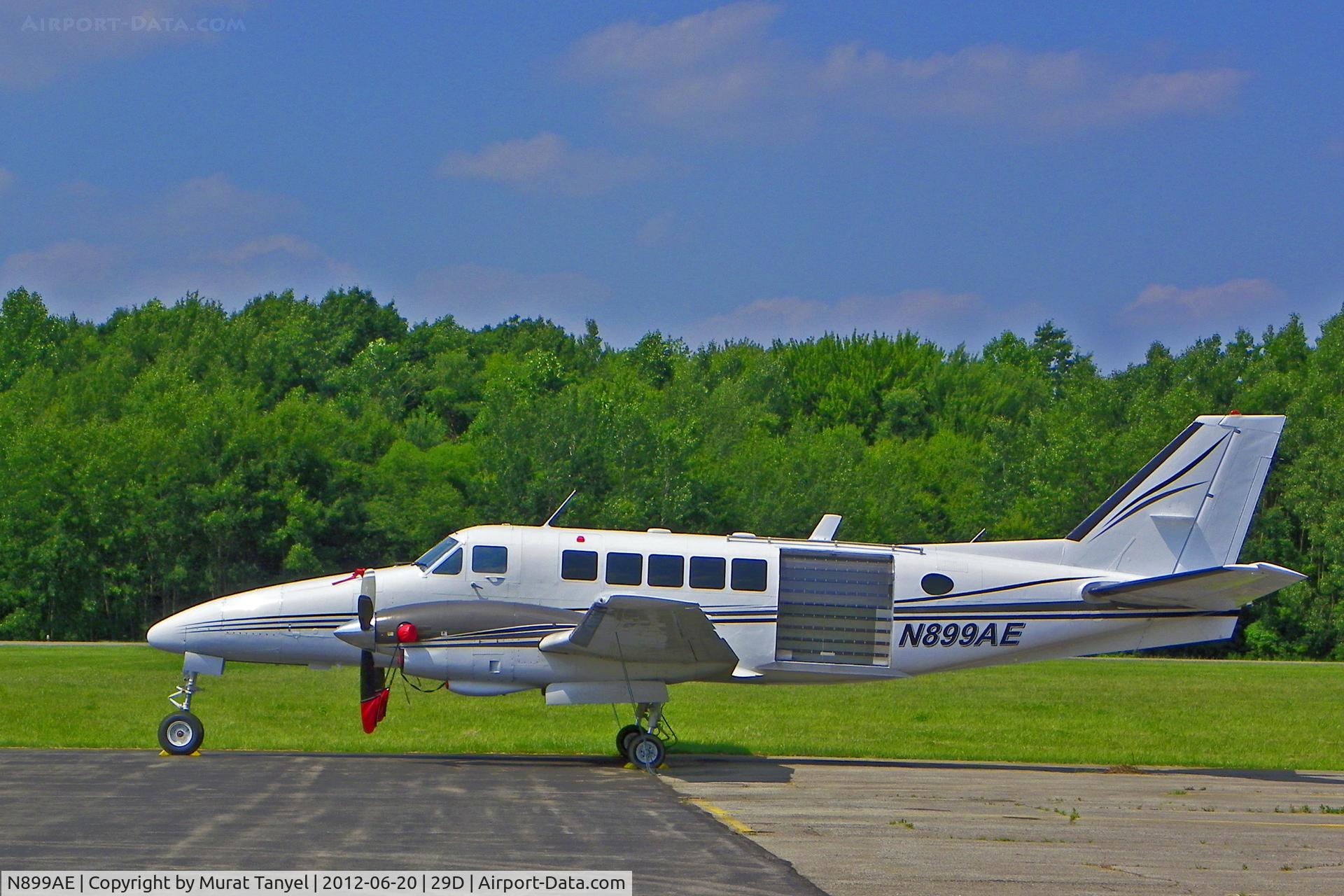 N899AE, 1968 Beech 99 C/N U-23, Parked at Grove City Regional Airport