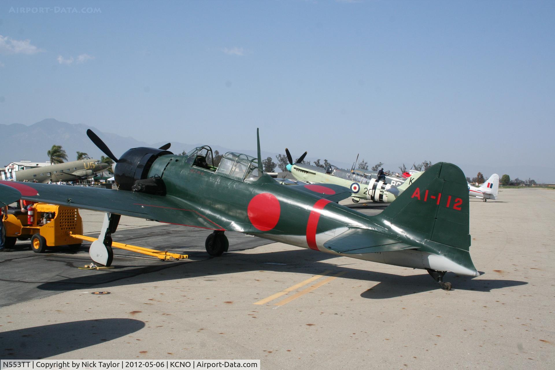 N553TT, 1942 Mitsubishi A6M3 Reisen (Zero) C/N 3858, Getting ready to depart