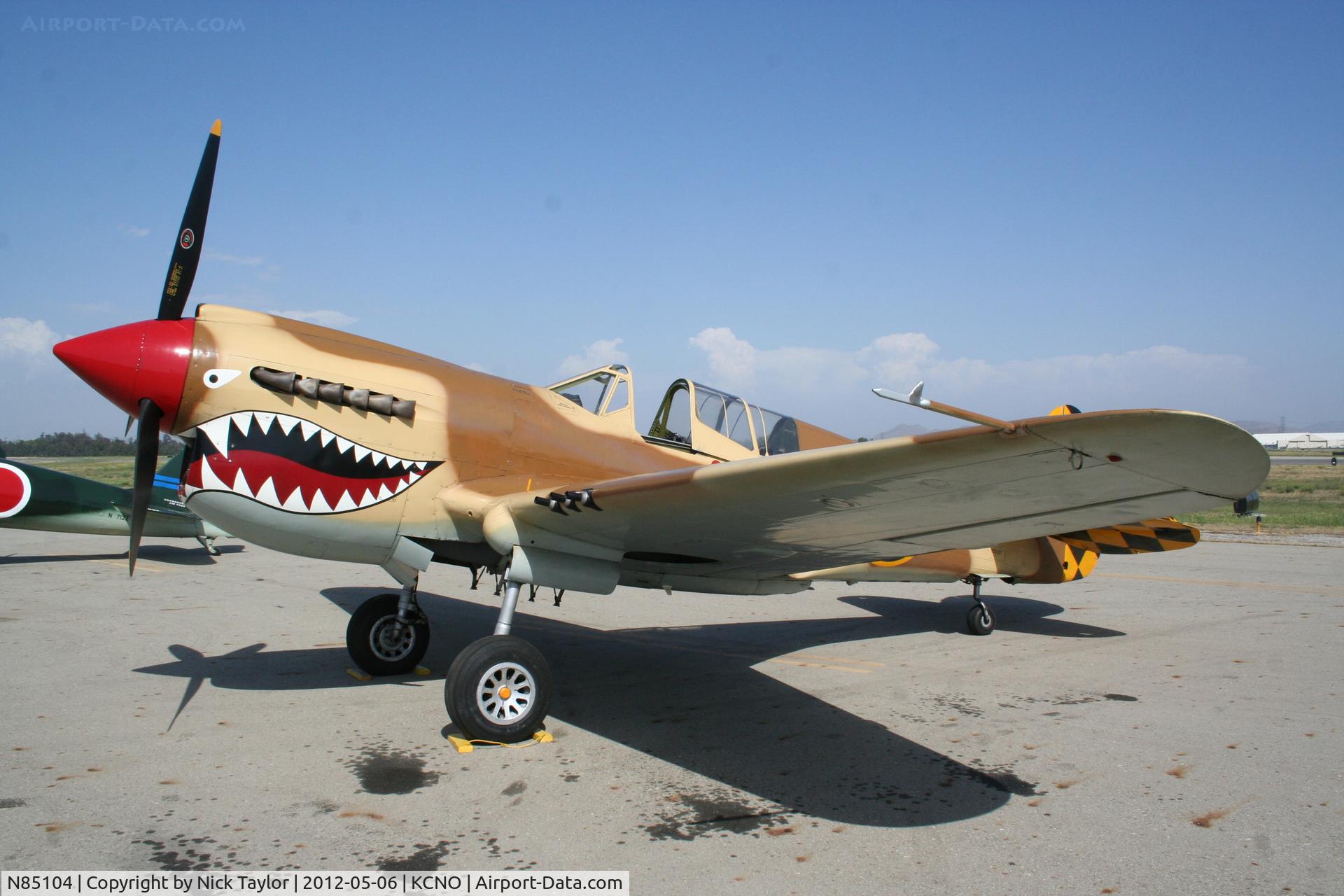 N85104, Curtiss P-40N-5CU Kittyhawk C/N 28954/F858, Chino air show