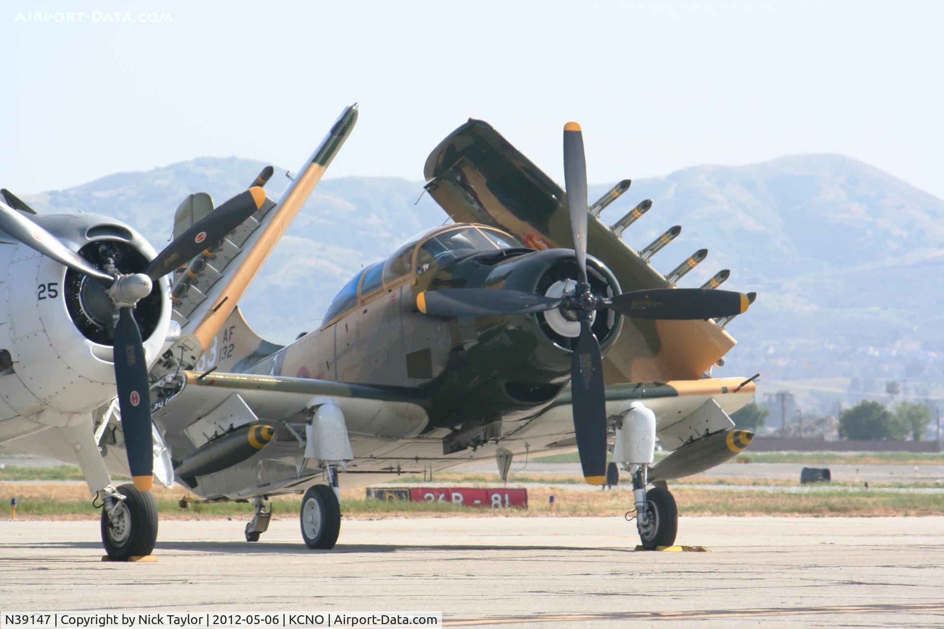 N39147, Douglas AD-5 (A-1E) Skyraider C/N 9540, Painted as 63-0132