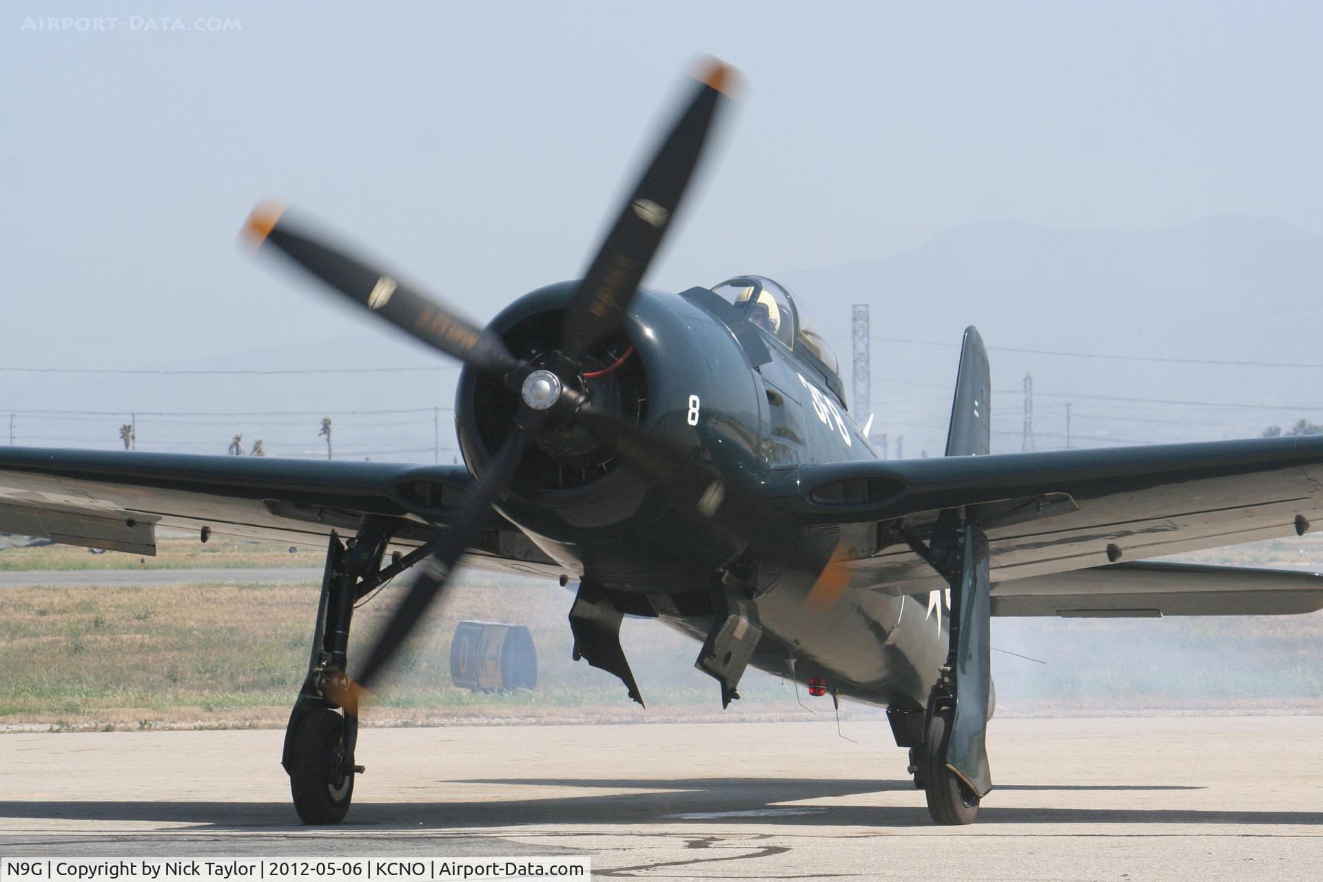 N9G, Grumman F8F-1 Bearcat C/N D.18, Bearcat start up