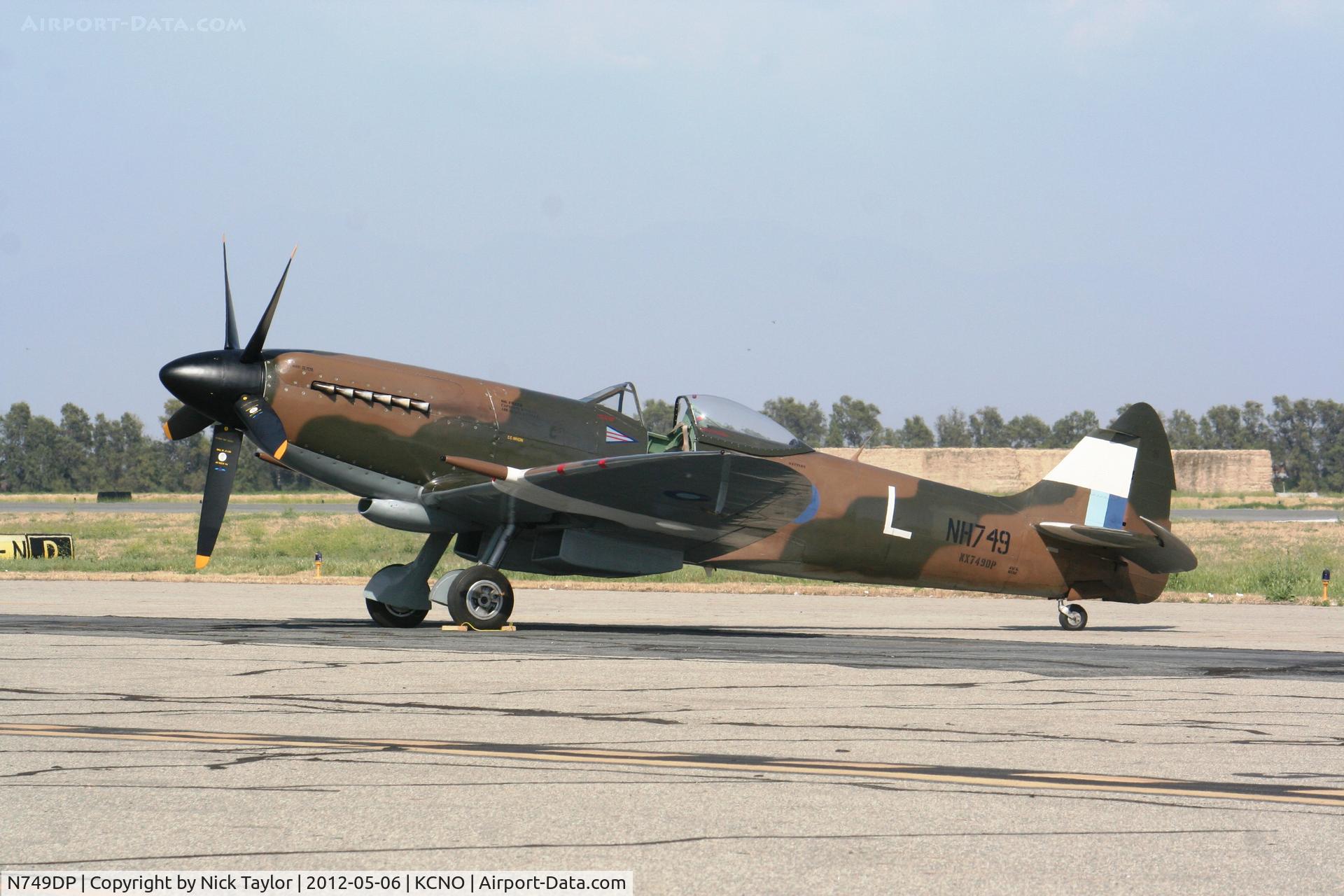 N749DP, 1945 Supermarine Spitfire XIV C/N 6S/583887, CAF Spitfire at the Chino Air Show