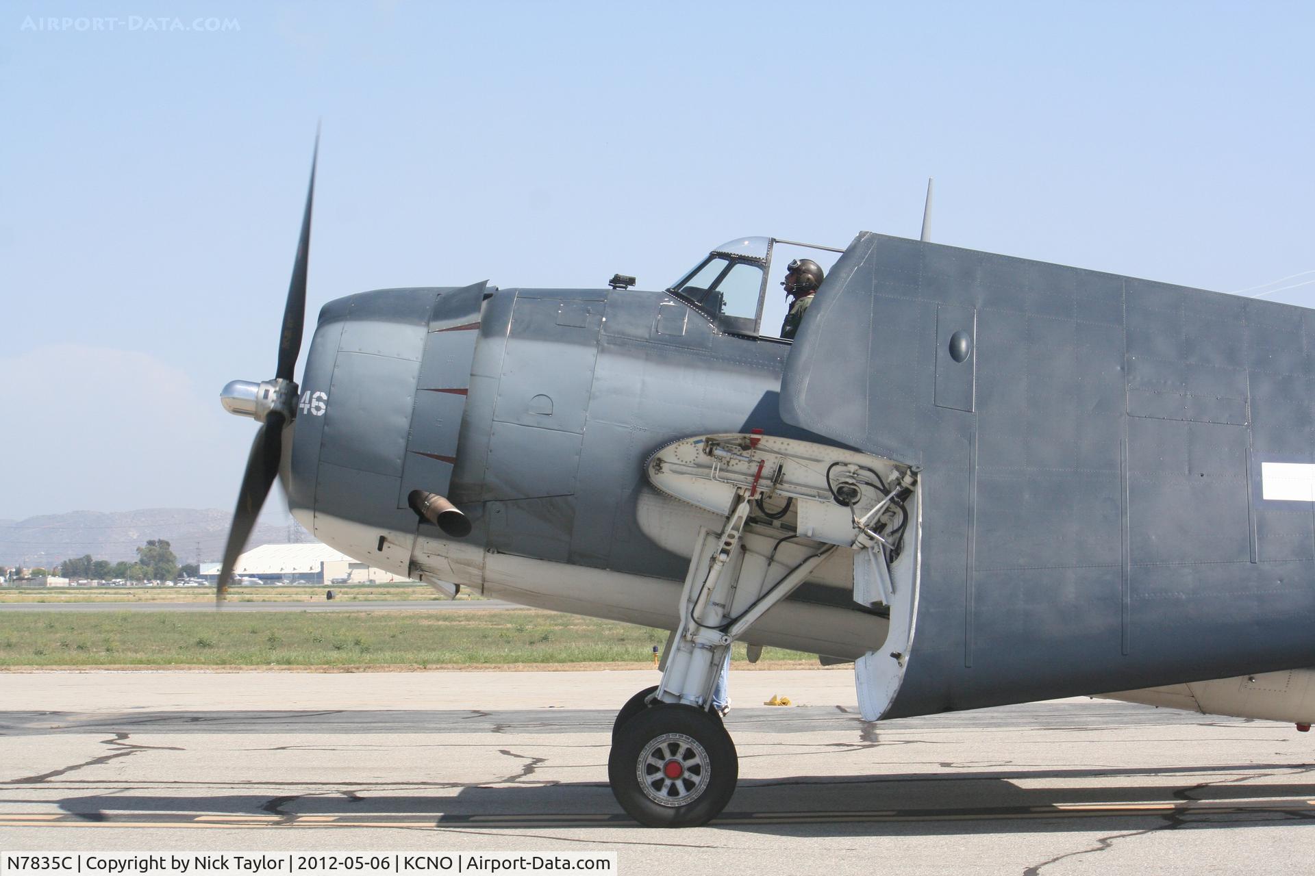 N7835C, Grumman TBM-3E Avenger C/N 7154, Taxi out