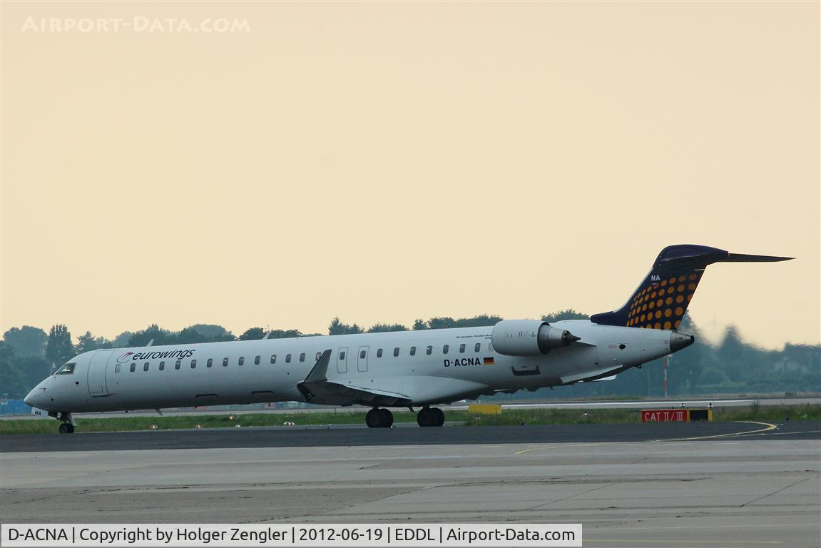D-ACNA, 2009 Bombardier CRJ-900 NG (CL-600-2D24) C/N 15229, Lining up for rwy 05R...