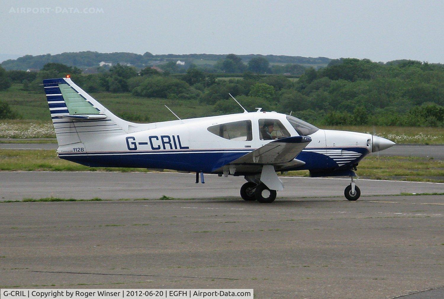 G-CRIL, 1976 Rockwell Commander 112B C/N 521, Visiting Commander 112B.