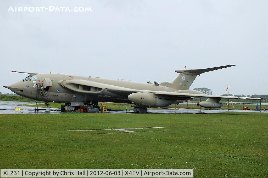 XL231, 1962 Handley Page Victor K.2 C/N HP80/76, Victor K2. XL231 joined 139 Sqn on 1 February 1962. It was converted to become the prototype K.2 Tanker on 23 January 1972 and saw service in the Falklands War, in support of the 'Operation Black Buck' Vulcan raid on Port Stanley, and later in the Gulf