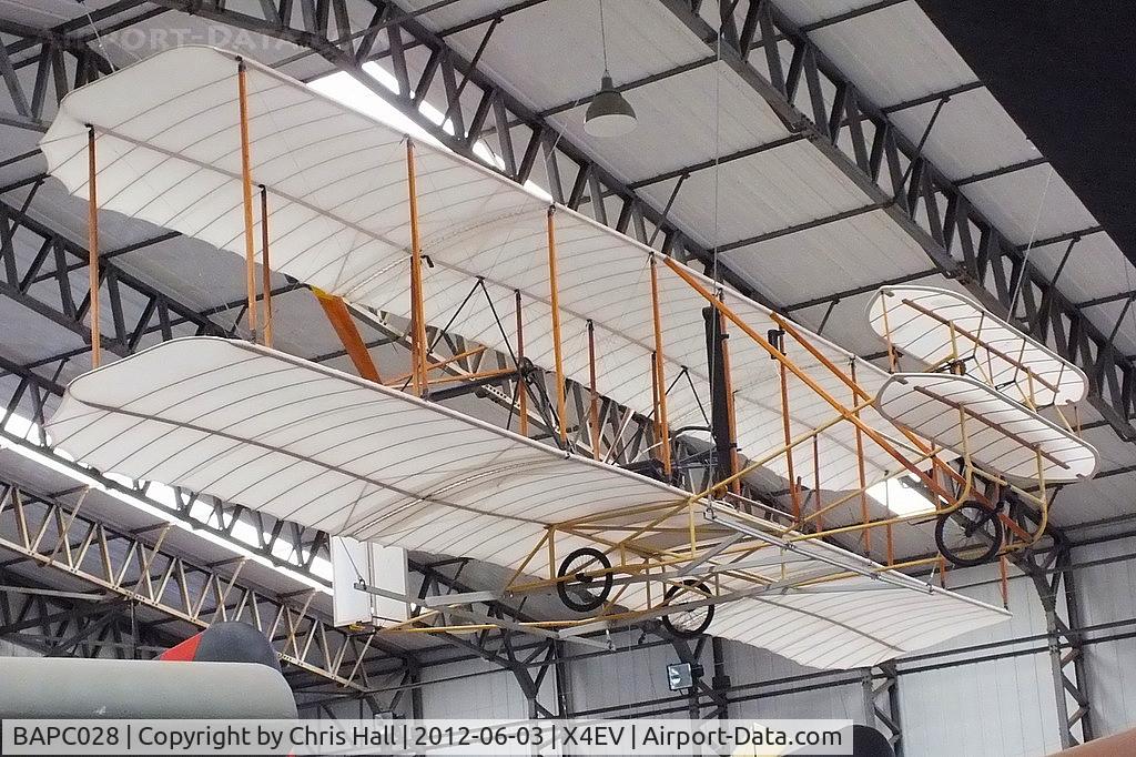 BAPC028, 1965 Wright Flyer Replica C/N BAPC.028, 1903 Wright Flyer replica at the Yorkshire Air Museum