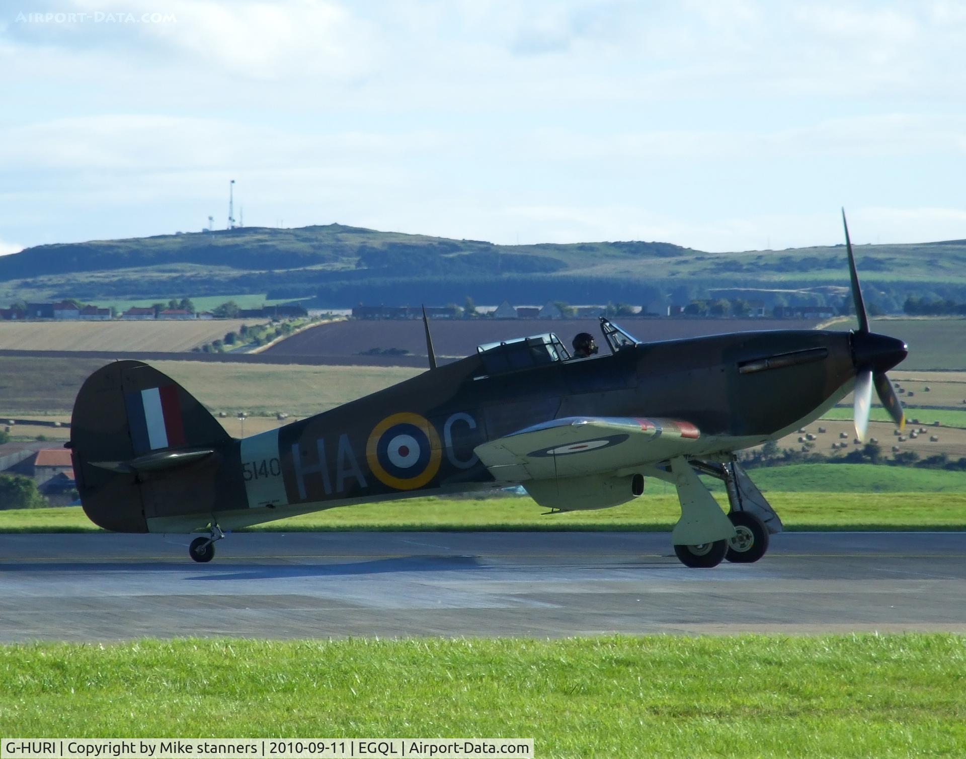 G-HURI, 1942 Hawker (CCF) Hurricane Mk12A C/N 72036, Hurricane XII Z5140 Wearing 126sqn markings