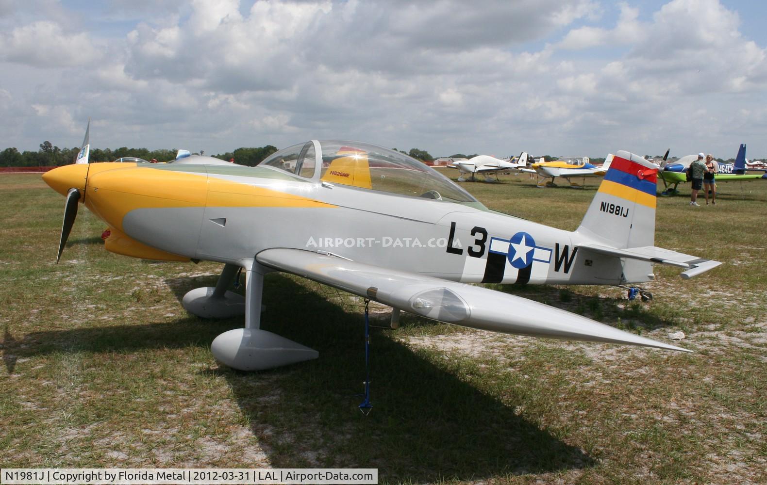 N1981J, Vans RV-8 C/N 83128, Vans RV-8
