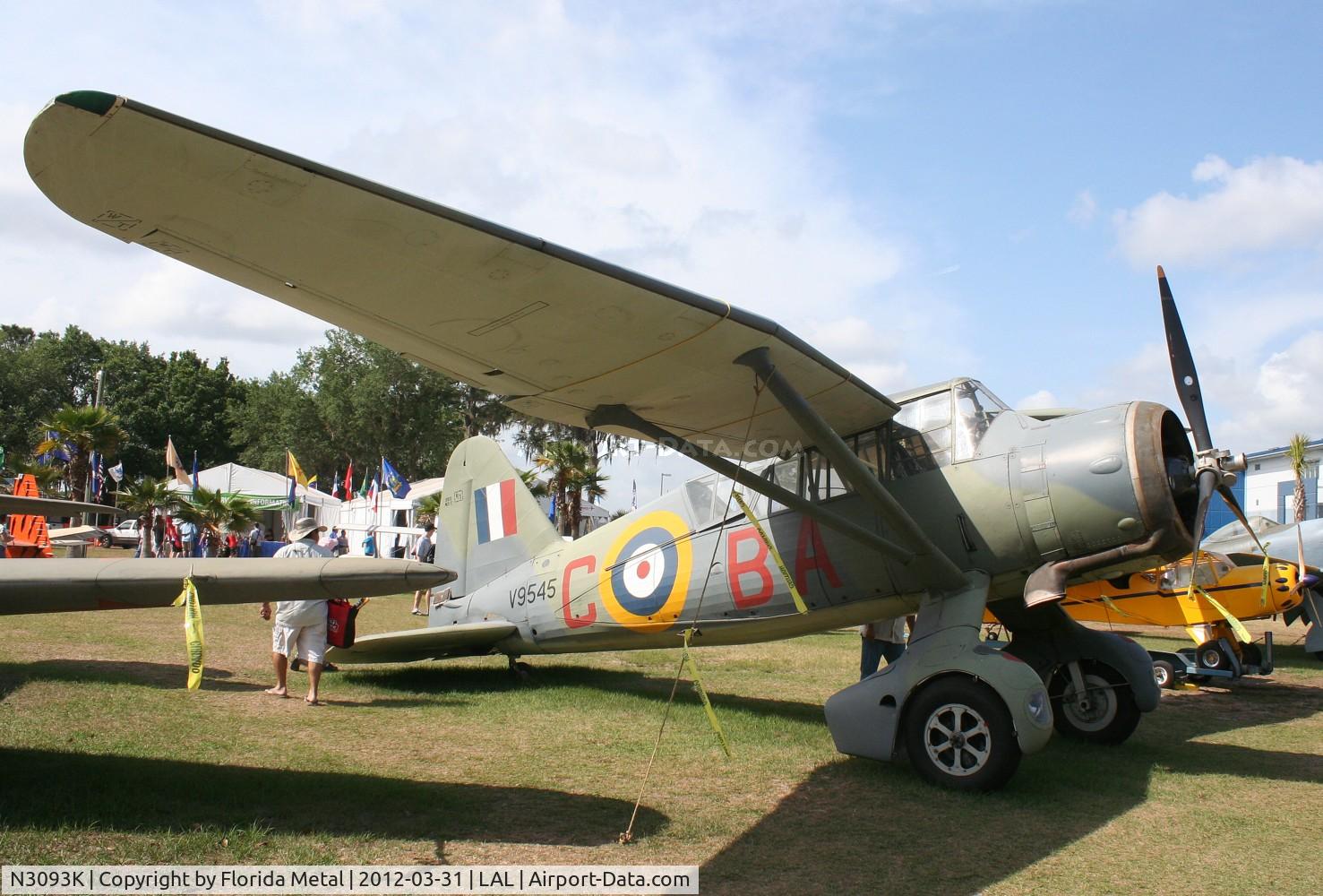 N3093K, 1939 Westland Lysander IIIA C/N Y1363, Westland Lysander IIIA