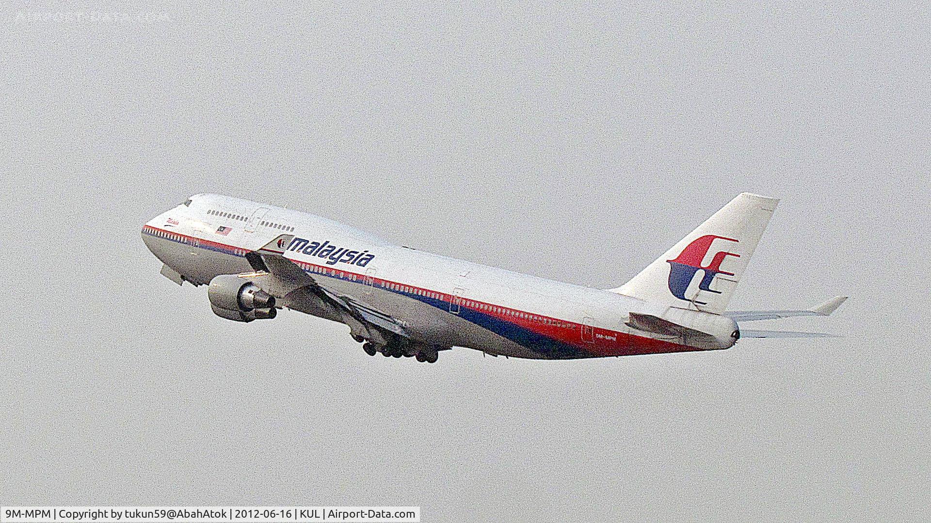 9M-MPM, 1998 Boeing 747-4H6 C/N 28435, Malaysia Airlines