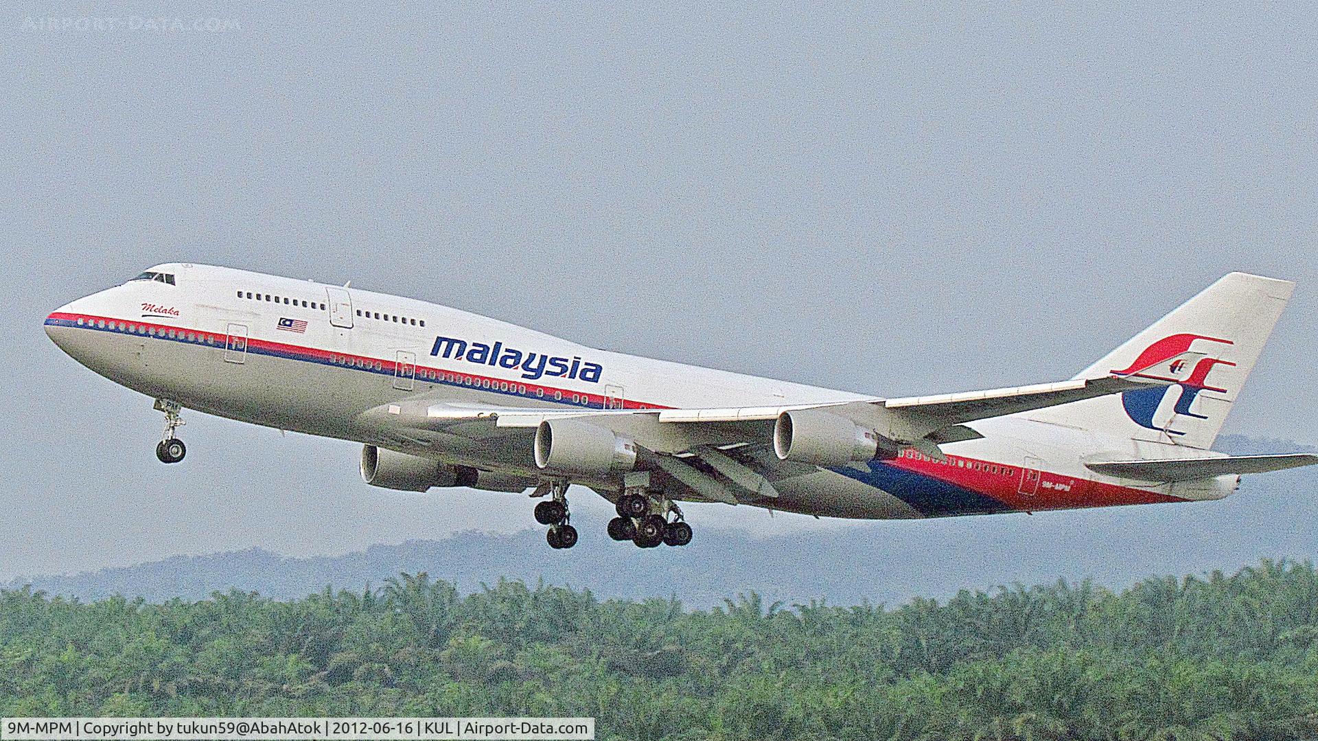 9M-MPM, 1998 Boeing 747-4H6 C/N 28435, Malaysia Airlines