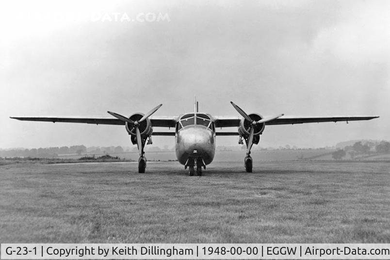G-23-1, Percival P-50 Prince 1 C/N Not found G-23-1, Percival P-50 prototype development aircraft.