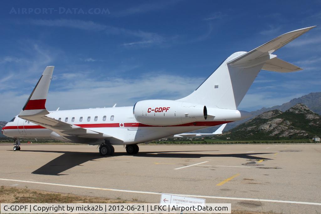 C-GDPF, 2010 Bombardier BD-700-1A10 Global Express C/N 9388, Parked