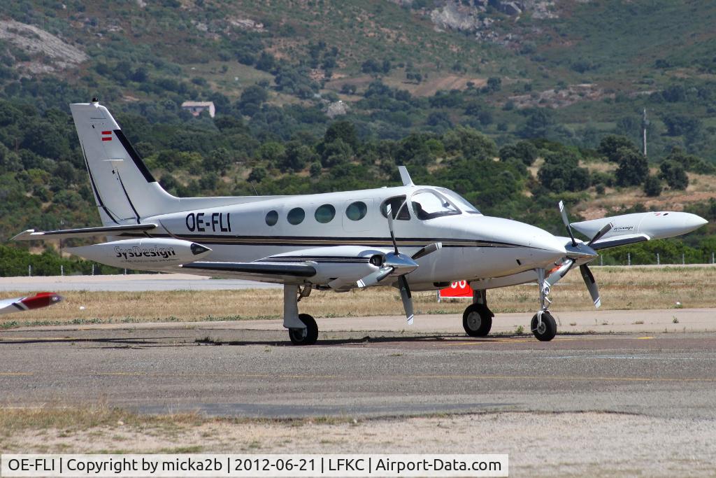 OE-FLI, Cessna 340A C/N 340A0546, Parked