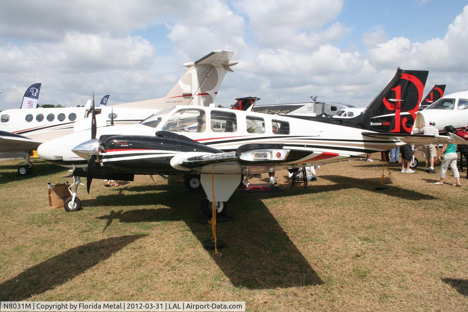 N8031M, Hawker Beechcraft Corp G58 Baron C/N TH-2331, Beech 58 Baron