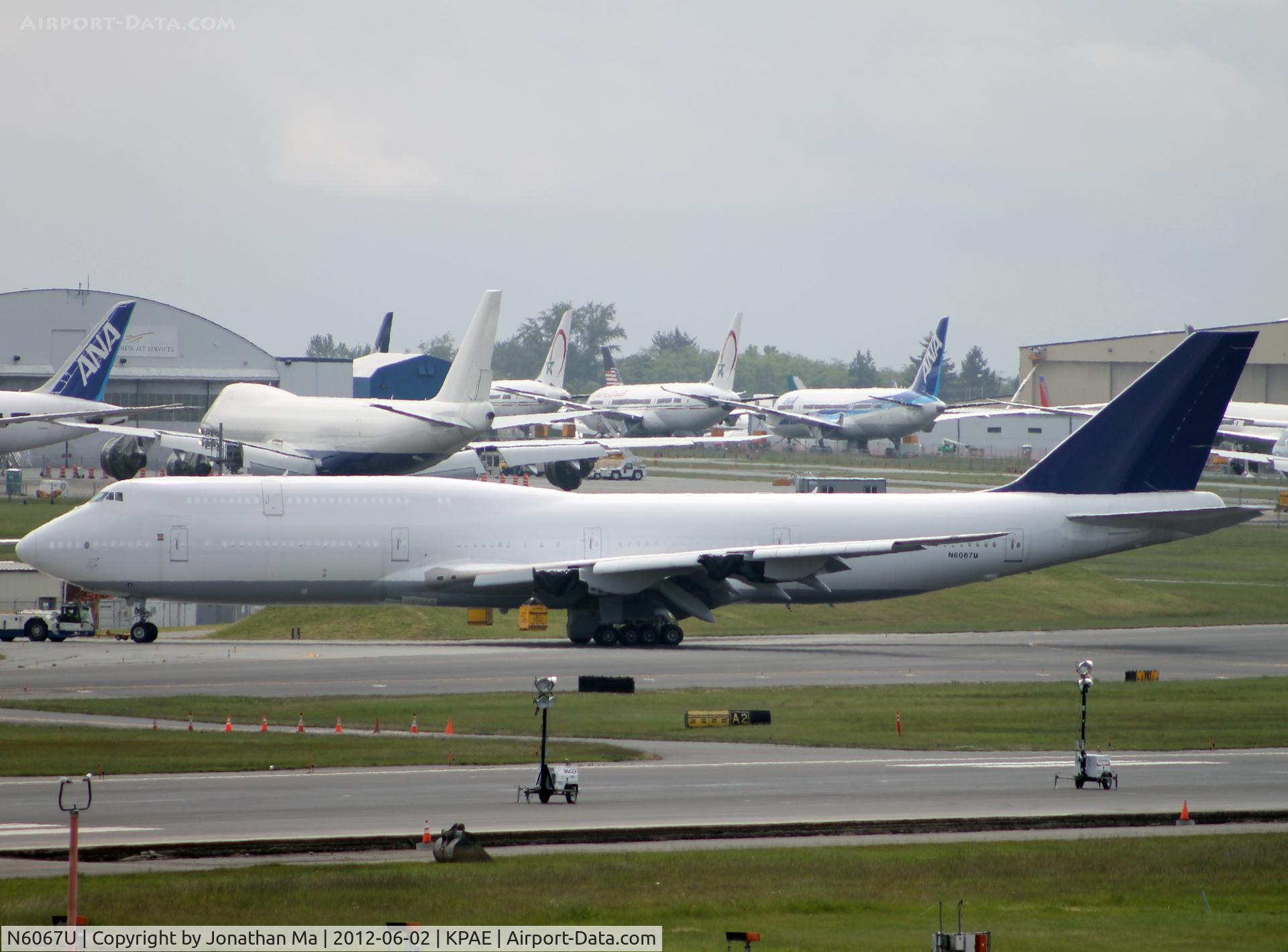 N6067U, 2011 Boeing 747-830 C/N 37826, N6067U is now without engines
