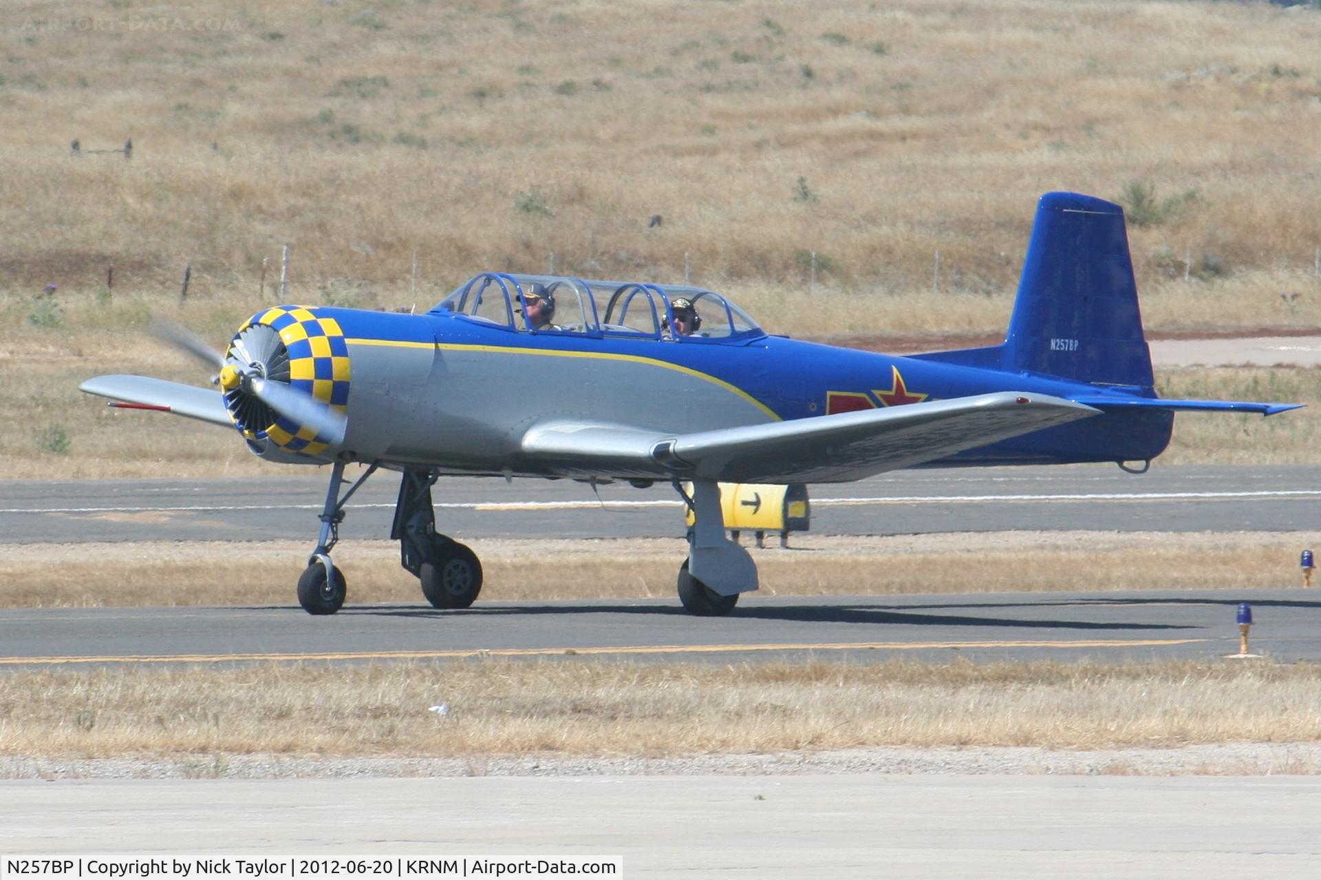 N257BP, 1972 Nanchang CJ-6A C/N 2432072, Taxiing back in