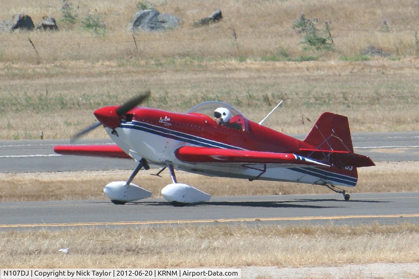 N107DJ, 1996 Rihn DR-107 One Design C/N 94-001, Taxi out