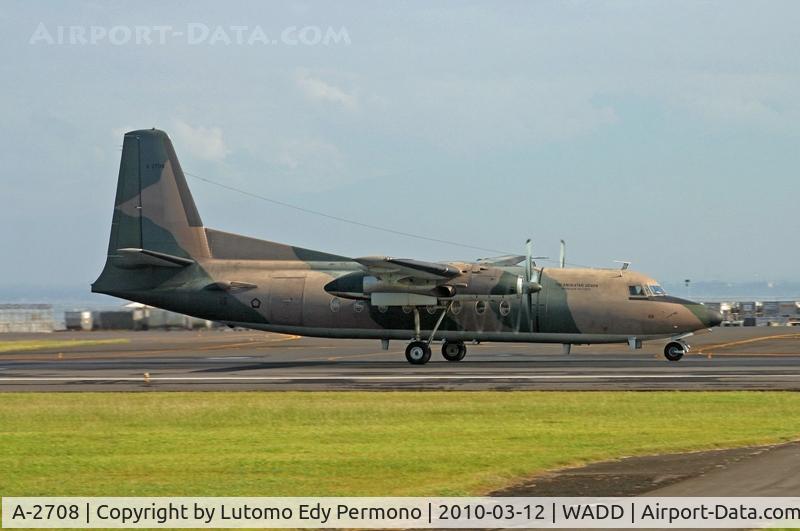 A-2708, 1976 Fokker F-27-400M Friendship C/N 10546, Indonesian Air Force