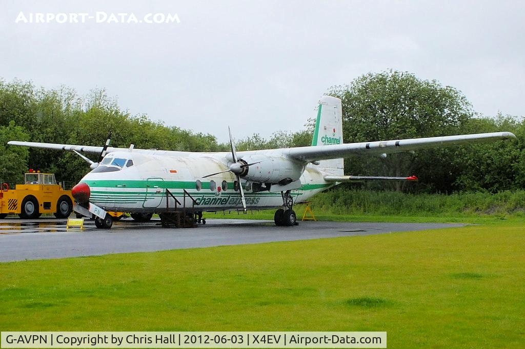 G-AVPN, 1964 Handley Page HPR-7 Herald 213 C/N 176, The Handley Page Herald Series 200 is a short-range transport aircraft powered by two Rolls-Royce Dart 527 turboprops of 2,150 shaft hp. Its maximum cruise speed is 274 mph. A Dart-engined Herald first flew in 1958.