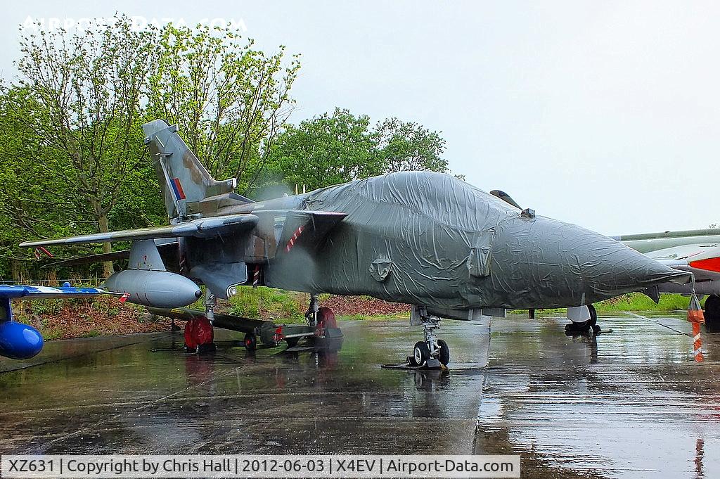 XZ631, 1978 Panavia Tornado GR.1 C/N P.15, Tornado GR4 XZ631, which arrived at Elvington on 22 March 2005, first flew on 24 November 1978 as pre-series aircraft P15 and was the prototype for the conversion work to GR.4 standard carried out by British Aerospace at Warton, Lancashire.