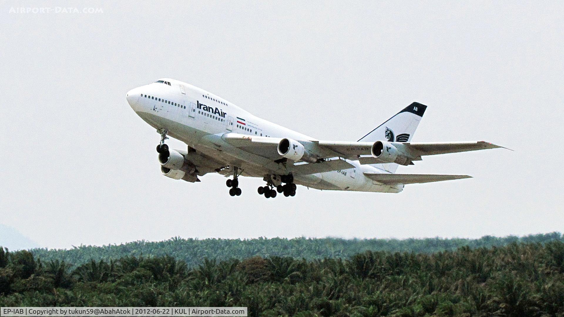 EP-IAB, 1976 Boeing 747SP-86 C/N 20999, Iran Air