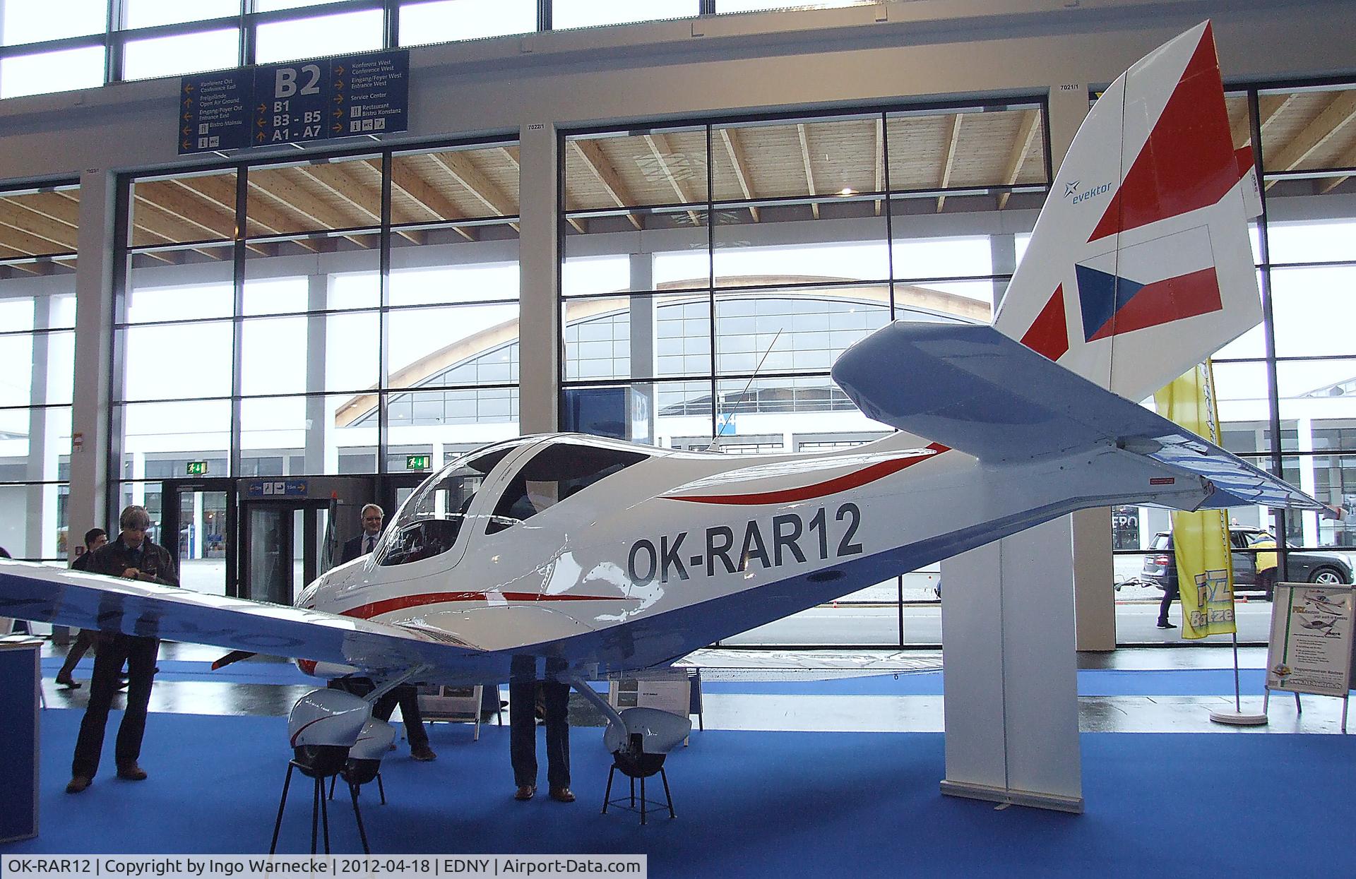 OK-RAR12, Evektor-Aerotechnik Harmony LSA C/N Not found OK-RAR12, Evektor Harmony LSA at the AERO 2012, Friedrichshafen