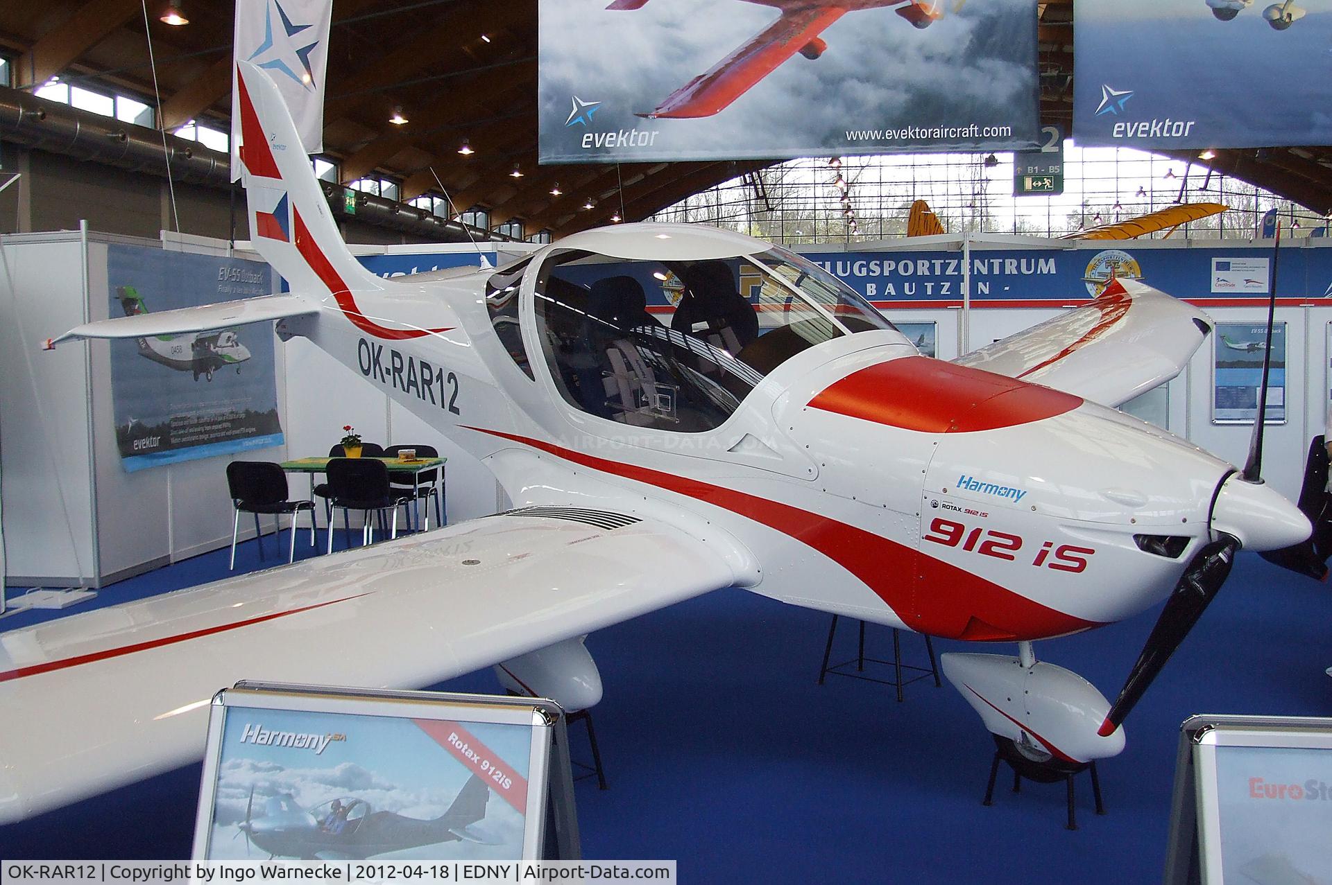 OK-RAR12, Evektor-Aerotechnik Harmony LSA C/N Not found OK-RAR12, Evektor Harmony LSA at the AERO 2012, Friedrichshafen