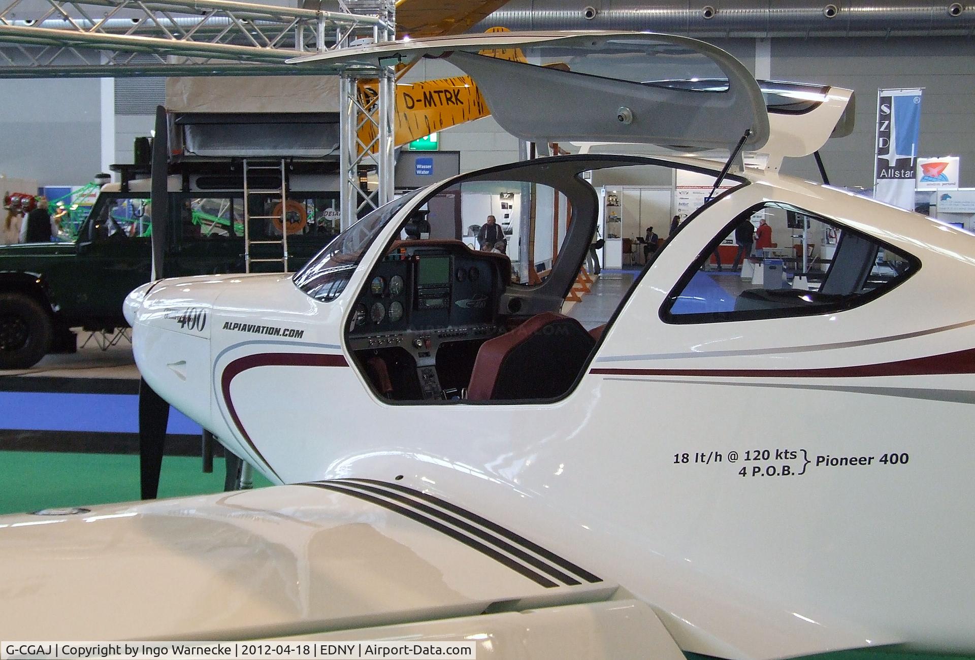 G-CGAJ, Alpi Aviation Pioneer 400 C/N 01, Alpi Aviation Pioneer 400 at the AERO 2012, Friedrichshafen