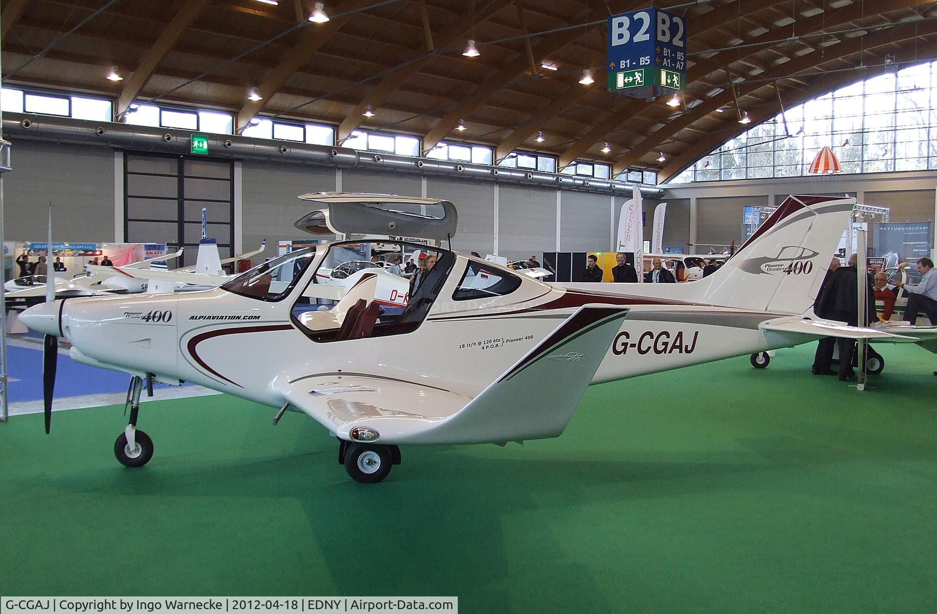 G-CGAJ, Alpi Aviation Pioneer 400 C/N 01, Alpi Aviation Pioneer 400 at the AERO 2012, Friedrichshafen