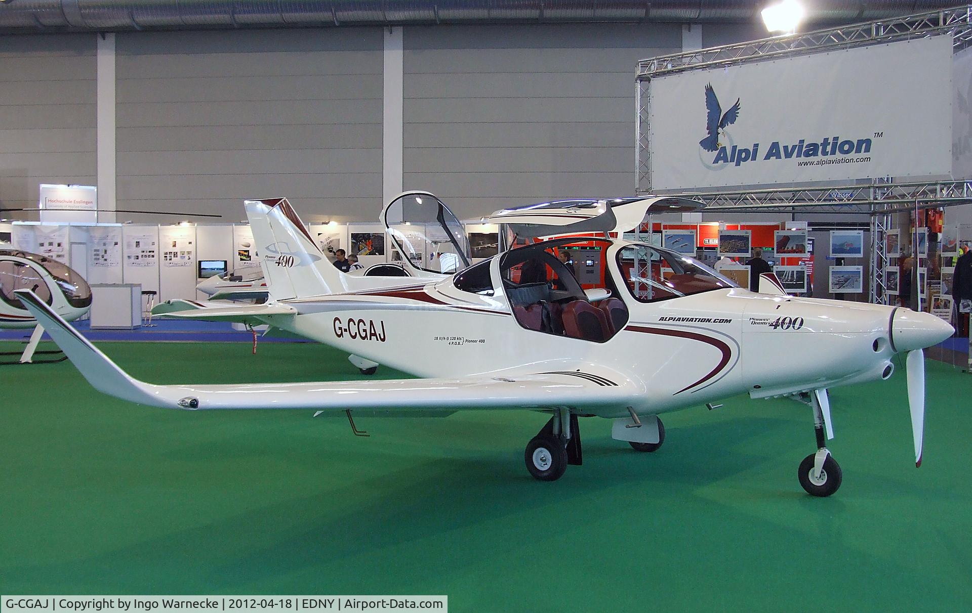 G-CGAJ, Alpi Aviation Pioneer 400 C/N 01, Alpi Aviation Pioneer 400 at the AERO 2012, Friedrichshafen