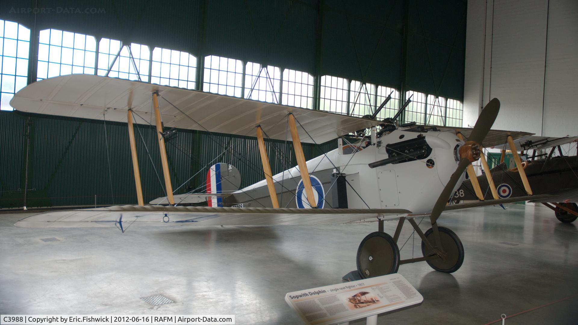 C3988, Sopwith 5F.1 Dolphin Replica C/N C3988, 3. C3988 - Recently restored and now in the new Grahame-White Factory Building at RAF Museum, Hendon.