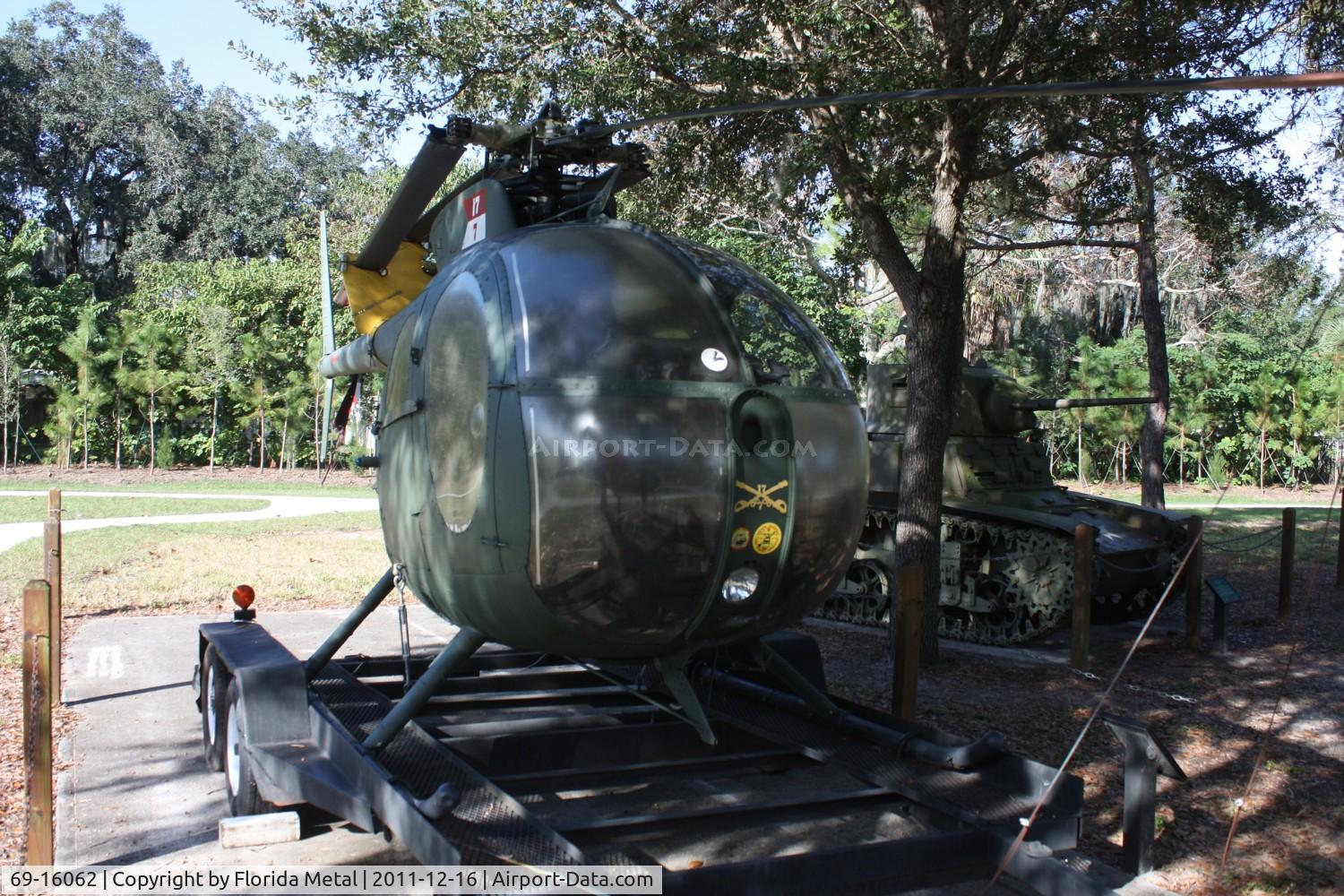 69-16062, 1969 Hughes MH-6B Cayuse C/N 1432, OH-6A Cayuse at Tampa Veterans Park