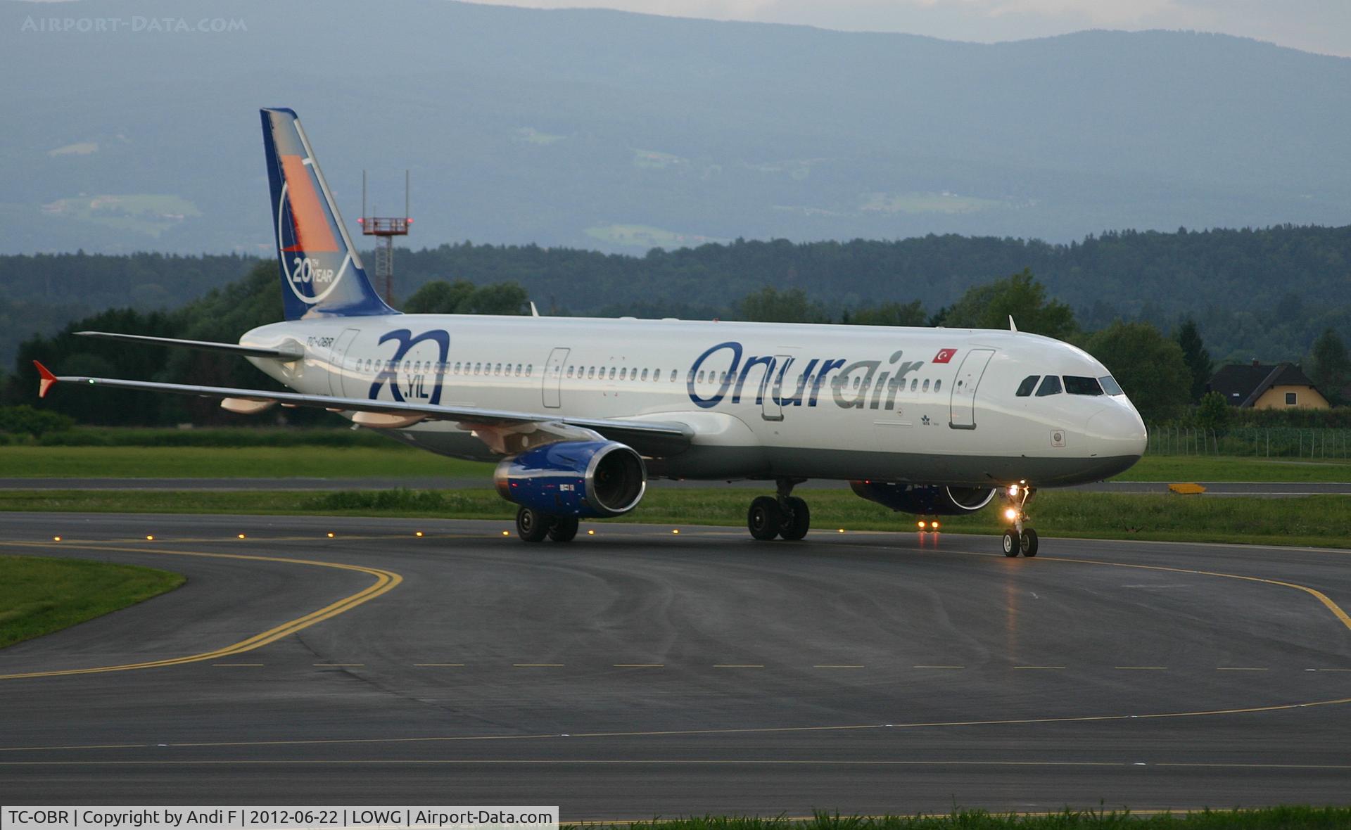 TC-OBR, 1999 Airbus A321-131 C/N 1008, Onur Air Airbus A321-231