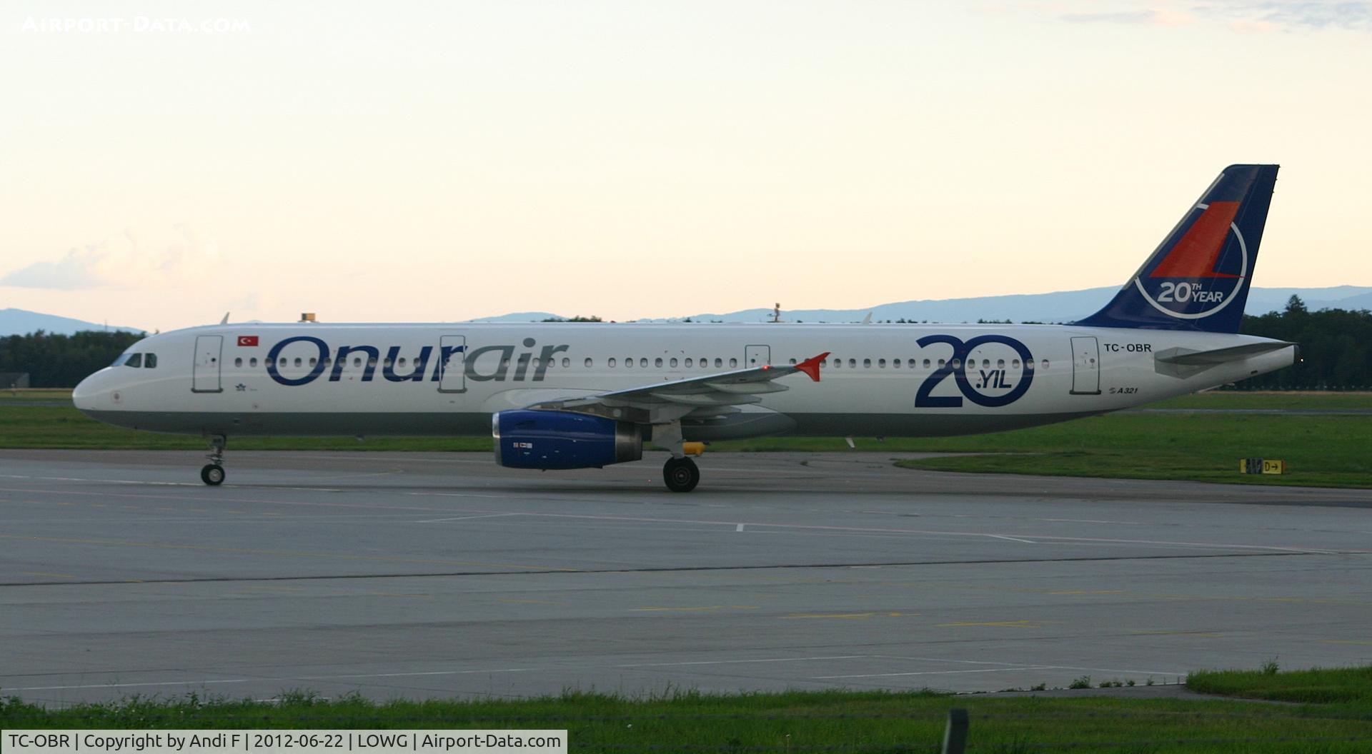 TC-OBR, 1999 Airbus A321-131 C/N 1008, Onur Air Airbus A321-231