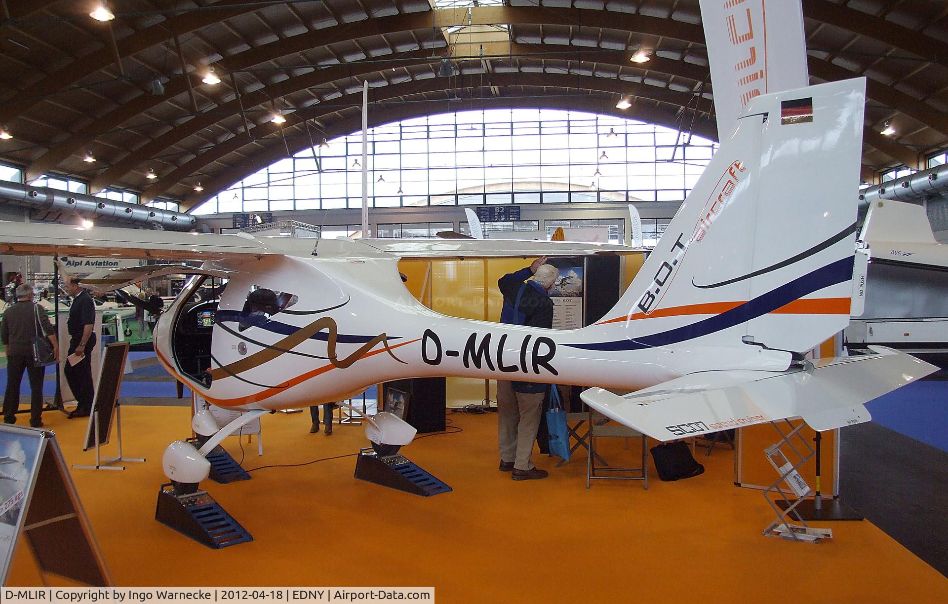 D-MLIR, B.O.T. Aircraft SC07 Speed Cruiser C/N Not found D-MLIR, B.O.T. Aircraft SC07 Speed Cruiser at the AERO 2012, Friedrichshafen