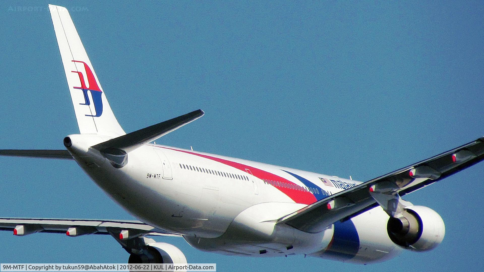 9M-MTF, 2012 Airbus A330-323X C/N 1281, Malaysia Airlines