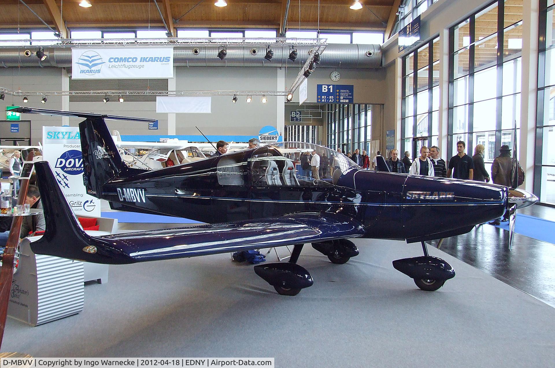 D-MBVV, Dova DV-1 Skylark C/N Not found D-MBVV, Dova DV-1 Skylark at the AERO 2012, Friedrichshafen