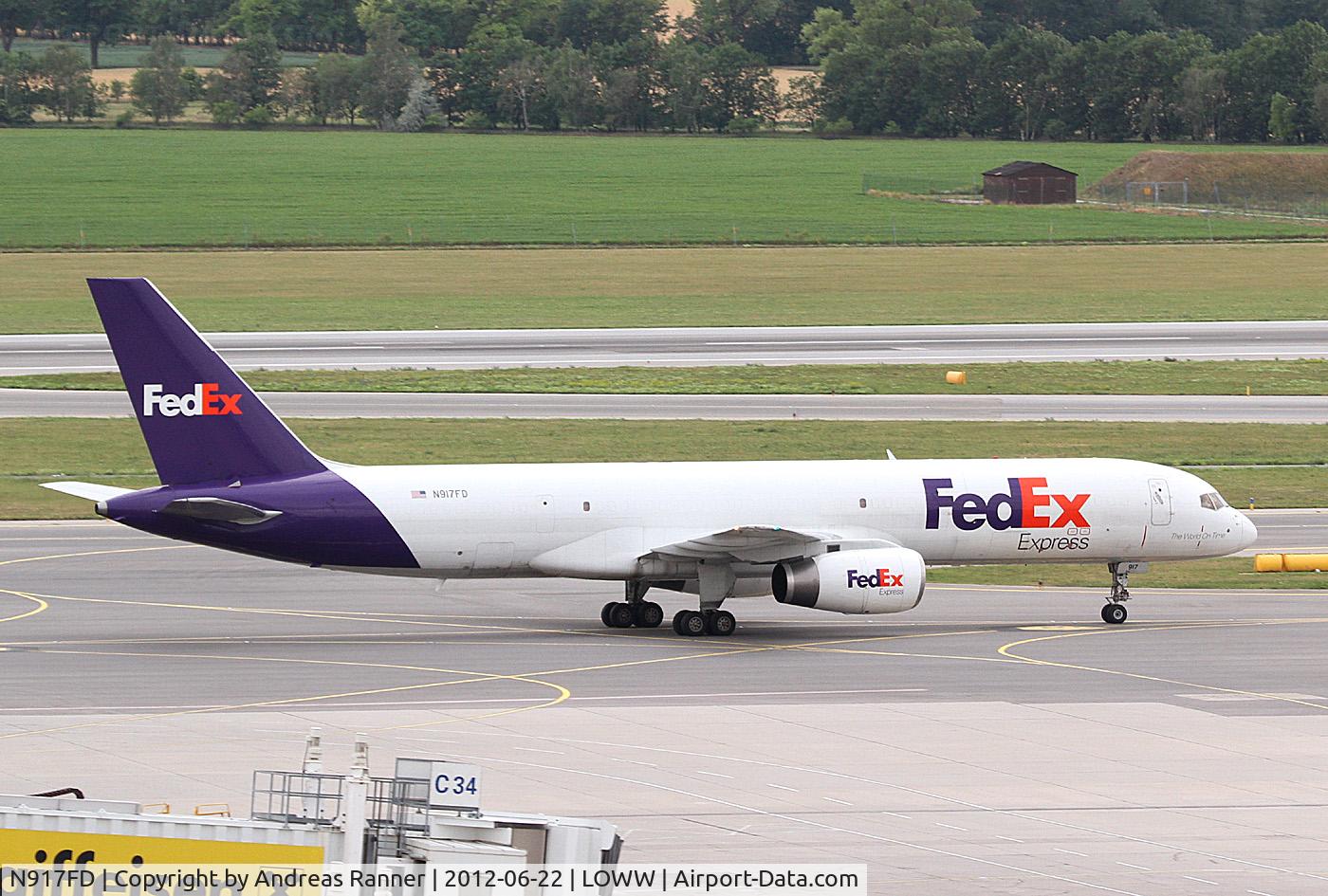N917FD, 1989 Boeing 757-23A C/N 24291, FedEx Boeing 757
