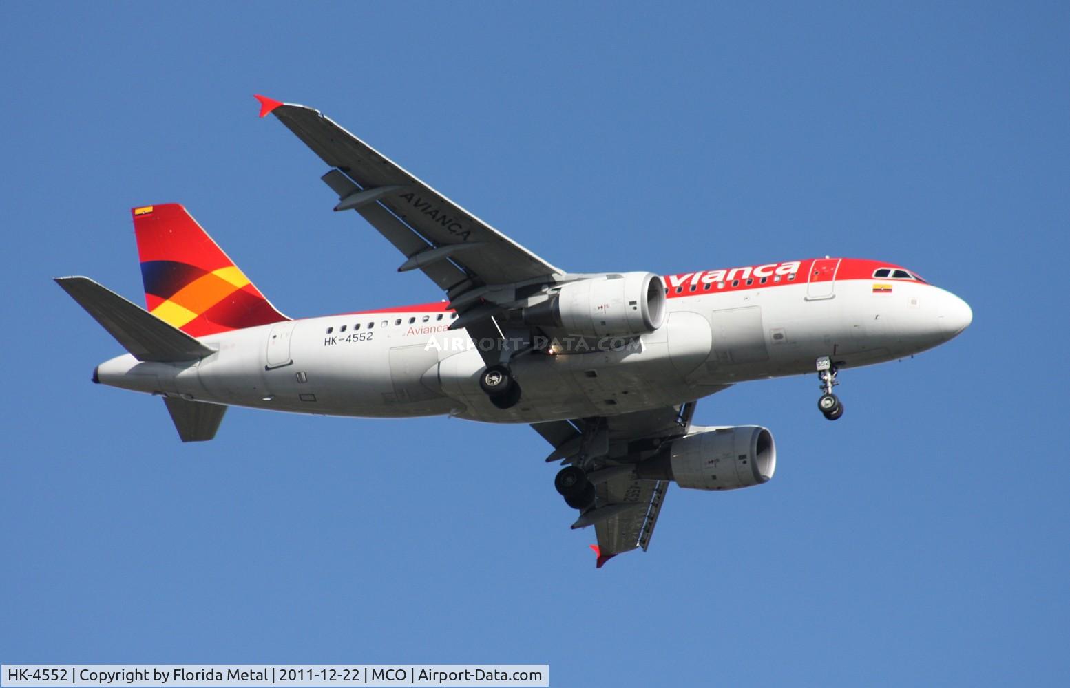 HK-4552, 2008 Airbus A319-115 C/N 3518, Avianca A319