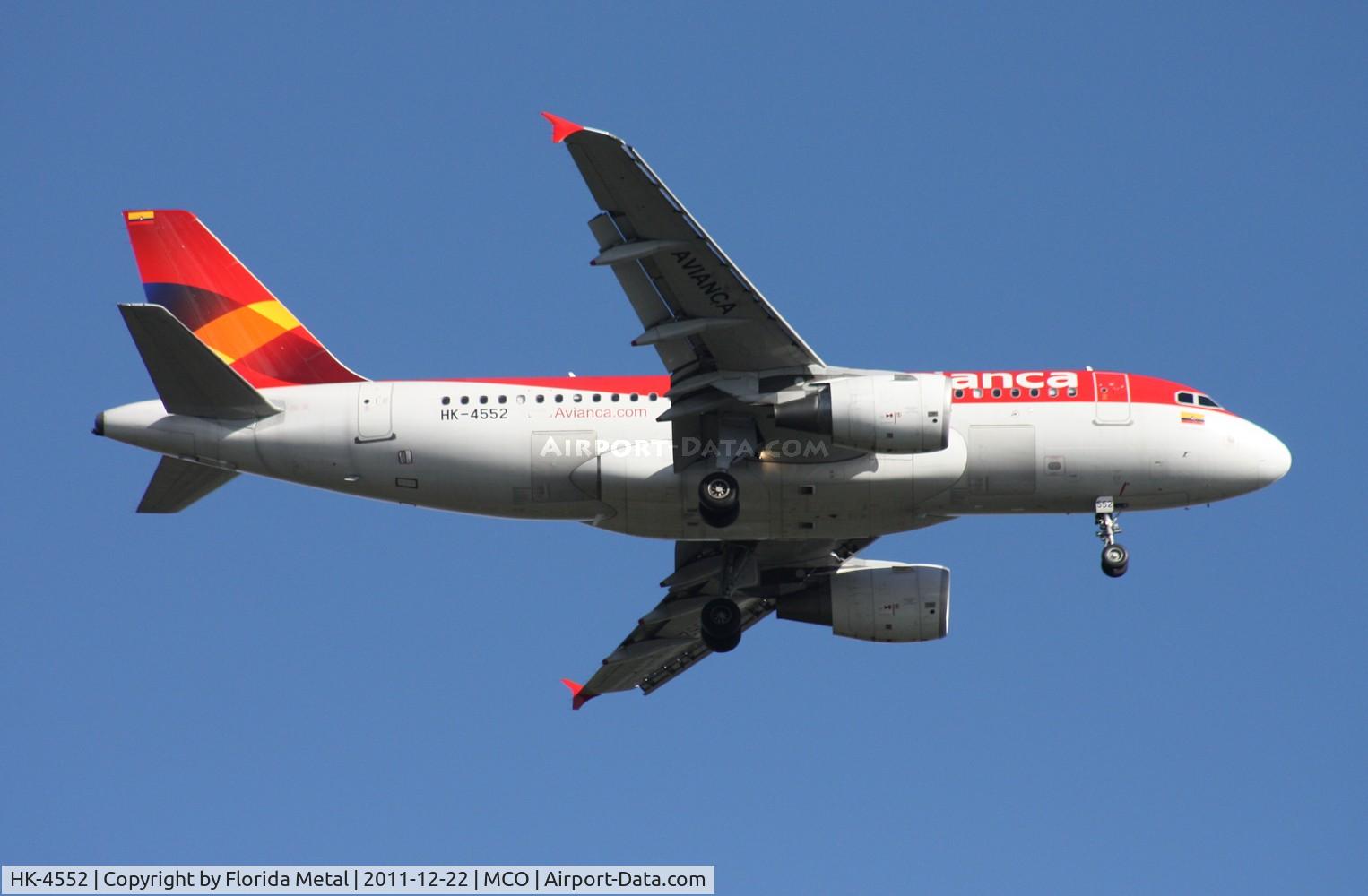 HK-4552, 2008 Airbus A319-115 C/N 3518, Avianca A319