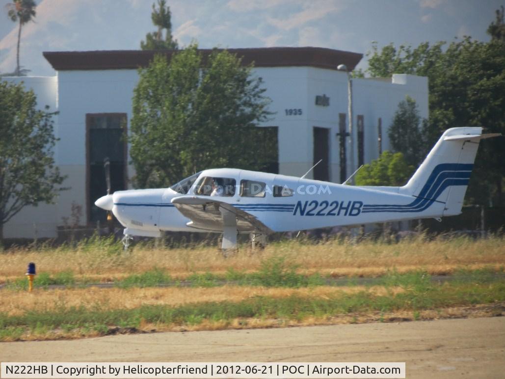 N222HB, 1979 Piper PA-28RT-201 Arrow IV C/N 28R-7918254, Landing on 26R