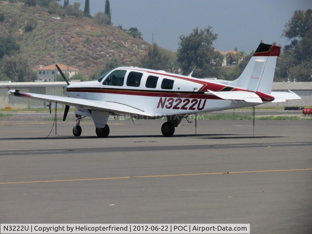 N3222U, 1995 Beech A36 Bonanza 36 C/N E-2919, Parked in transient parking