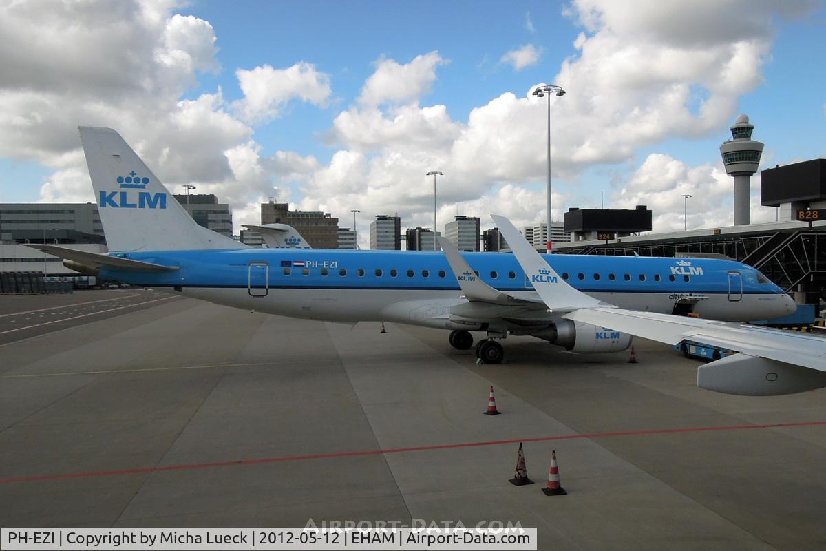 PH-EZI, 2009 Embraer 190LR (ERJ-190-100LR) C/N 19000322, At Schiphol