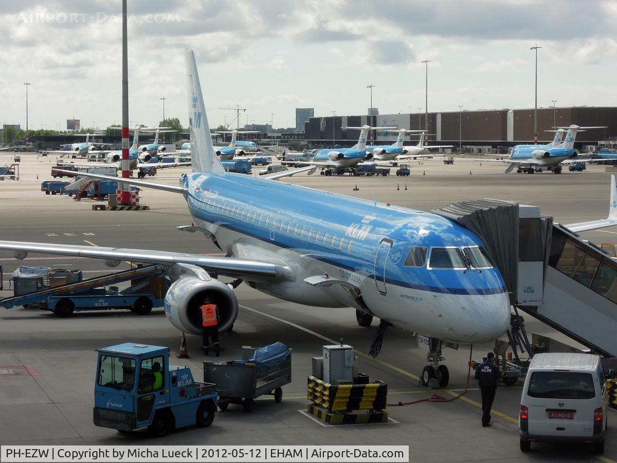 PH-EZW, 2012 Embraer 190LR (ERJ-190-100LR) C/N 19000533, At Schiphol